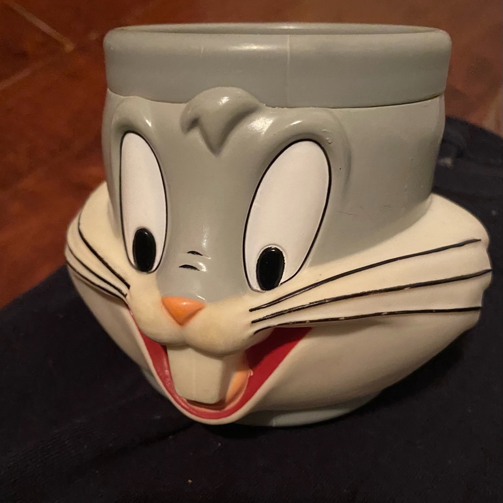 Bugs Bunny Warner Bros. 1992 Looney Tunes 3D mug